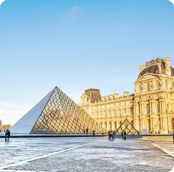 Louvre Pyramid background image