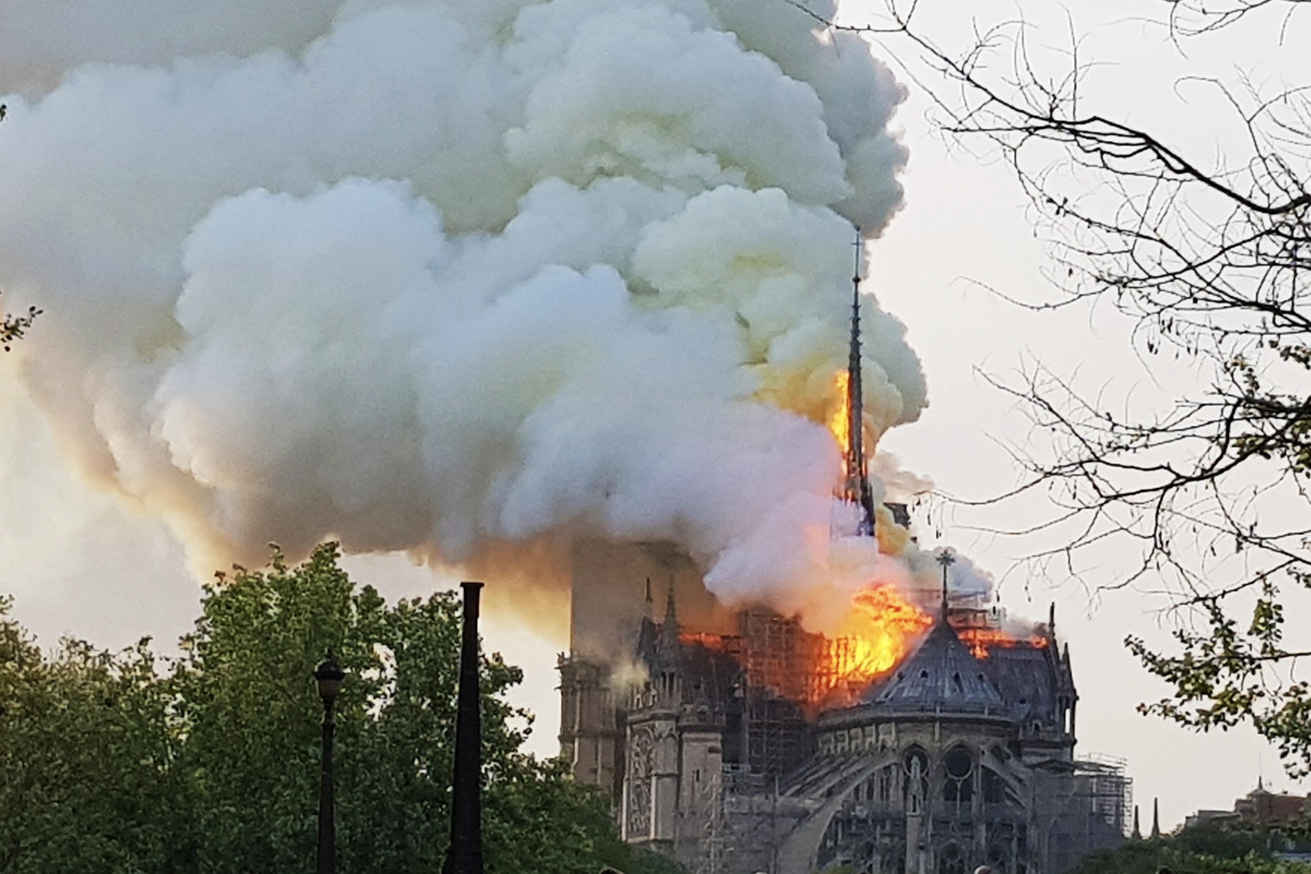 L'incendie de Notre-Dame le 15 avril 2019