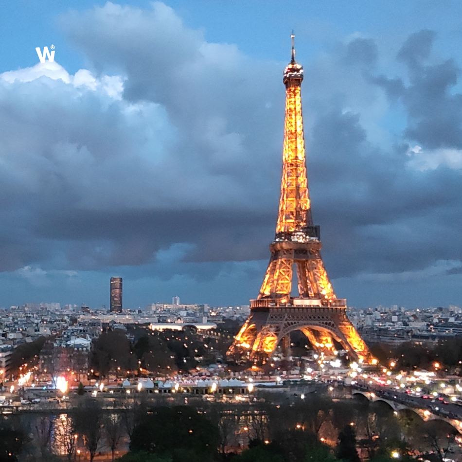 La Tour Eiffel vue du toit du palais de Chaillot © Whatizis