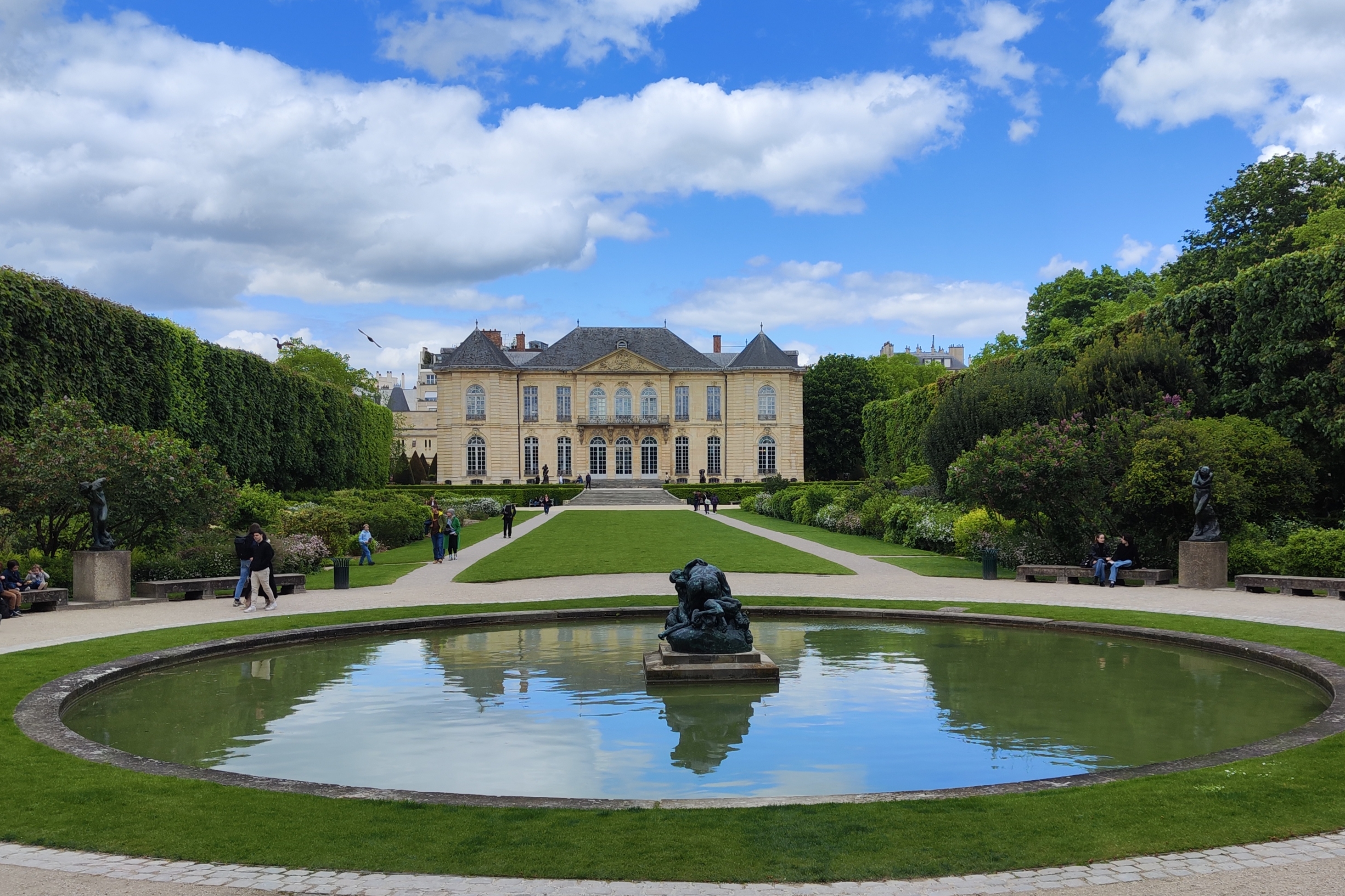 Vue de l'Hôtel Biron depuis le jardin - Musée Rodin © Whatizis