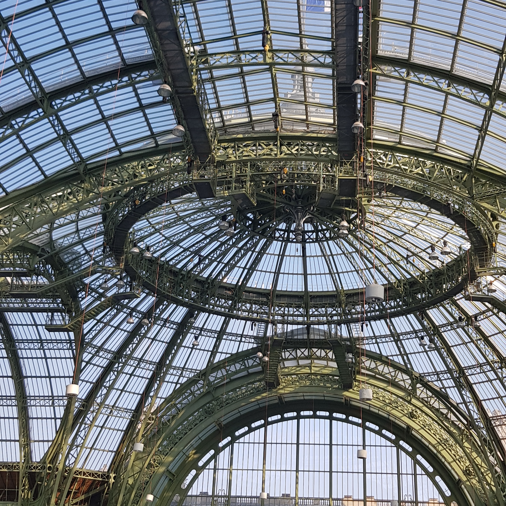 Vue intérieur de la verrière du Grand Palais © Whatizis
