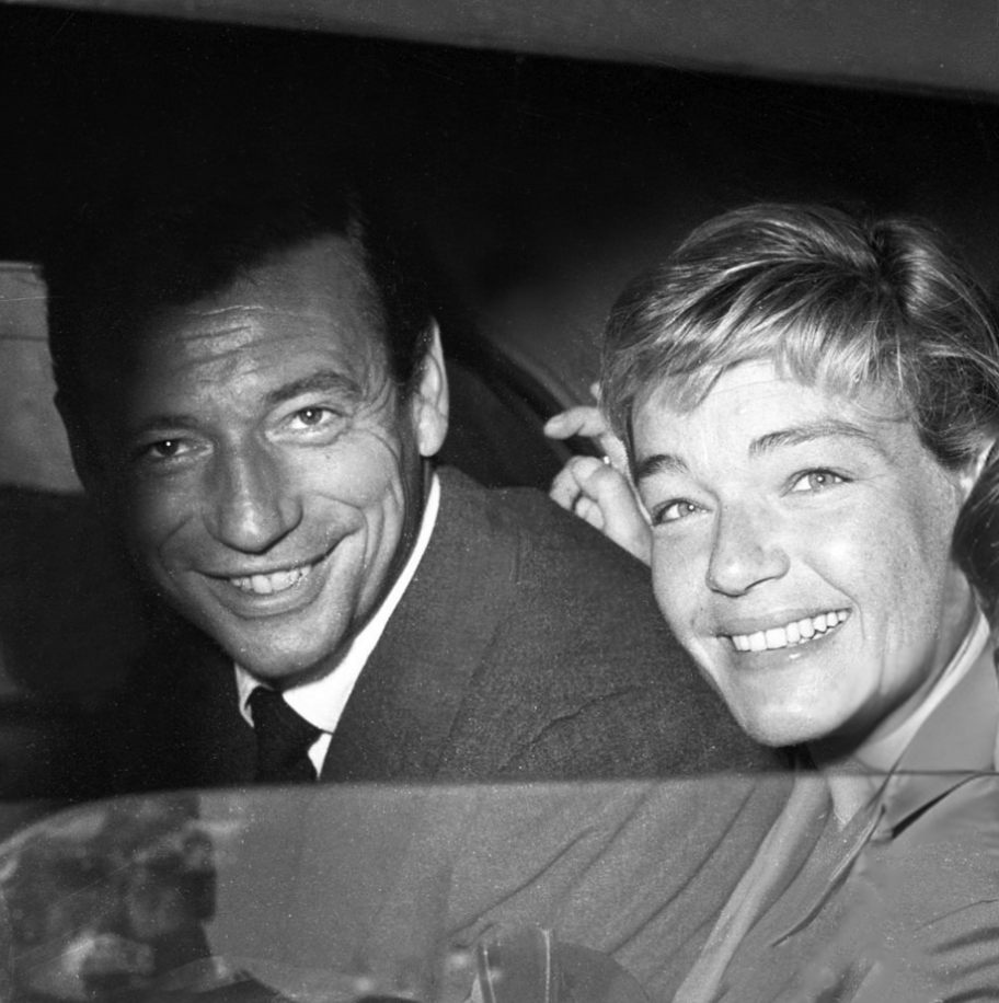 Yves Montant et Simone Signoret