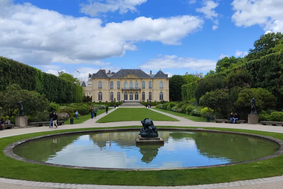 Vue de l'Hôtel Biron depuis le jardin - Musée Rodin © Whatizis