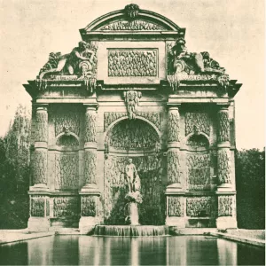 Vue de la fontaine Médicis avant 1862