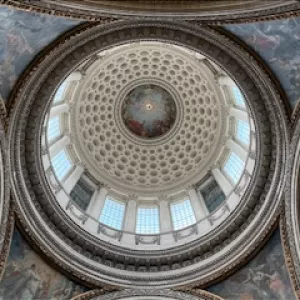 Coupole du Panthéon vue d'en dessous © Whatizis